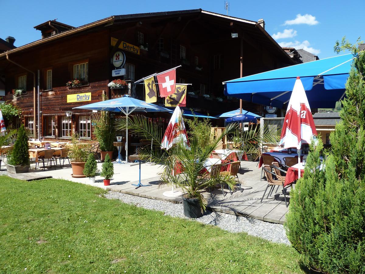 Gasthof Derby Hotel Zweisimmen Bagian luar foto