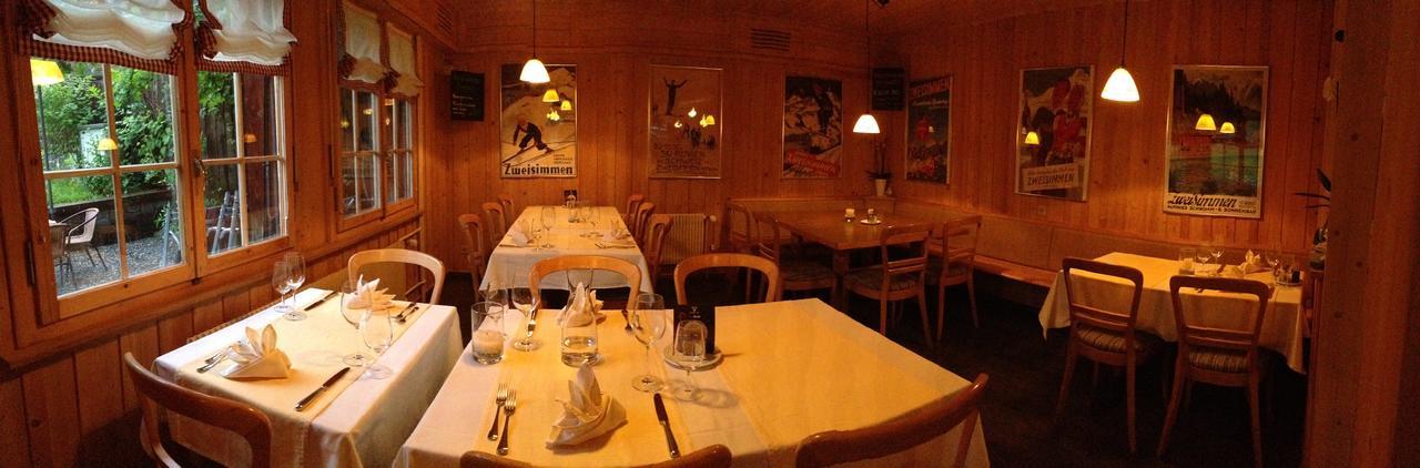 Gasthof Derby Hotel Zweisimmen Bagian luar foto